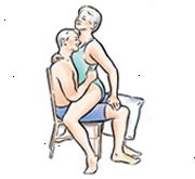 Καθισμένος σε μια καρέκλα Καθισμένος σε μια καρέκλα