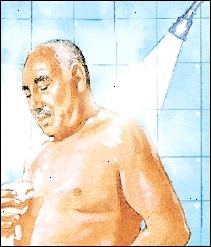 Ένα ζεστό ντους μπορεί να χαλαρώσει τους πονεμένους μύες. Ένα ζεστό ντους μπορεί να χαλαρώσει τους πονεμένους μύες.