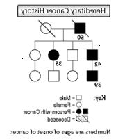 Γενετική απεικόνιση που καταδεικνύει κληρονομικό ιστορικό καρκίνου Γενετική απεικόνιση που καταδεικνύει κληρονομικό ιστορικό καρκίνου