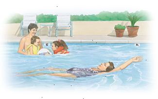 Έγκυος γυναίκα κολύμπι γύρους. Έγκυος γυναίκα κολύμπι γύρους.