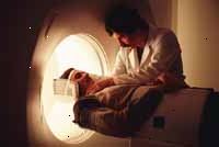 Εικόνα ενός ασθενούς σε ένα σαρωτή Εικόνα ενός ασθενούς σε ένα σαρωτή