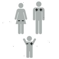 Εικονογράφηση rh παράγοντα: το μωρό είναι +-rh θετικό Εικονογράφηση rh παράγοντα: το μωρό είναι +-rh θετικό